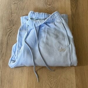 Alo - accolade straight leg sweatpant - seashell blue